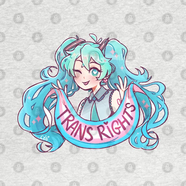 miku says trans rights! by pianta